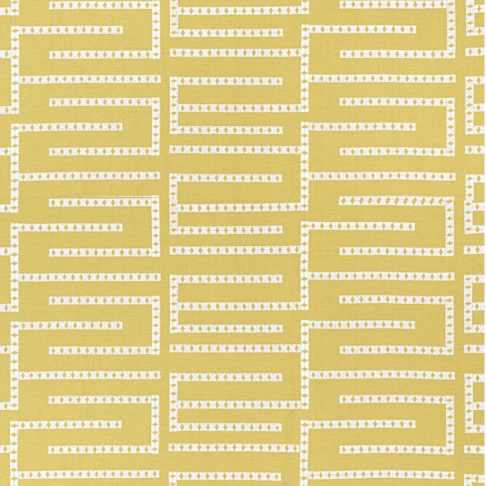 Thibaut Architect Embroidery in Harvest Gold